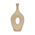 thumbnail image 6 of Decorative Open Cut Ceramic Vase for Living Room Decor - Home Decor Accents for Bedroom, Office Desk, and Table Centerpiece - Modern Flower Vase for Shelf and House Styling - 19", Gold, 6 of 12