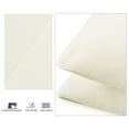 thumbnail image 4 of Unique Bargains 4-Pack Solid Microfiber Pillowcases Beige Queen(20"x30"), 4 of 8