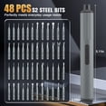 thumbnail image 6 of YTAKY Electric Precision Screwdriver Set, 3 N.m Torque with 49 Magnetic Bits, Quick-Charge Battery & Magnetic Holder - Ideal for Electronics Repair (Phones, Laptops, Watches), 6 of 8
