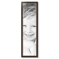 thumbnail image 2 of ArtToFrames 10" x 38" Mahogany and Gold Slope Picture Frame, 10x38 inch Brown MDF Poster Frame (WOM-4447), 2 of 8