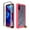 Clear / Pink, variant on For Motorola Moto G Play 2023 Full Body Armor Slim Hybrid Double Layer Hard PC + TPU Transparent Rugged Shockproof Phone Case Cover by Xpression - Clear / Pink