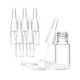 thumbnail image 2 of 20pcs Nasal Spray Bottle, 10ml Clear Small Empty Nose Spray Bottle Reusable Fine Mist Sprayers For Travel, 2 of 5