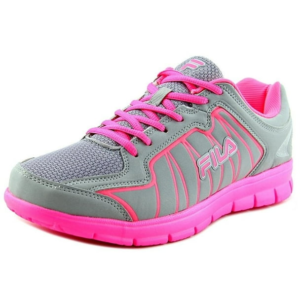 FILA - Women's Running Shoes Leather Sneakers Escalight Light Grey Pink ...