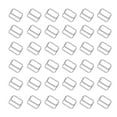 thumbnail image 4 of Shisuyan Adjuster Buckle Rectangular Nickel Plated Iron 50Pcs 1X0.7X0.1In, 4 of 9