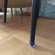 thumbnail image 4 of Juego de protectores de suelo, cubiertas de almohadillas de silicona para pies, patas de silla de mesa transparente, 4 of 5