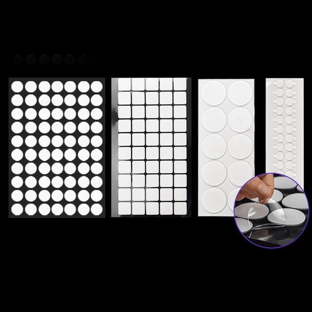 Adhesivo acrílico de doble cara que no deja marcas, fuerte, transparente, para el Festival de Primavera, para bodas, dispensado de pegatinas redondas para bricolaje, pegamento de nano puntos