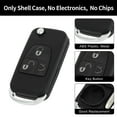 thumbnail image 4 of Unique Bargains Key Shell Case Keyless Entry Remote Key Fob Replacement Case for Mercedes-Benz ML320 1998-2003 for Mercedes-Benz ML430 1999-2001 3 Buttons, 4 of 7