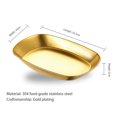 thumbnail image 1 of Stainless Steel Plates, Camping Plate, Lightweight Portable Stainless Steel Dishes, Bread Dessert Tableware For Kitchen, Restaurant, Dishwasher Safe, 1 of 9