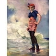 thumbnail image 2 of Walter Dean Goldbeck 15x18 Black Ornate Wood Framed Double Matted Museum Art Print Titled - Follow the Flag (1914), 2 of 5