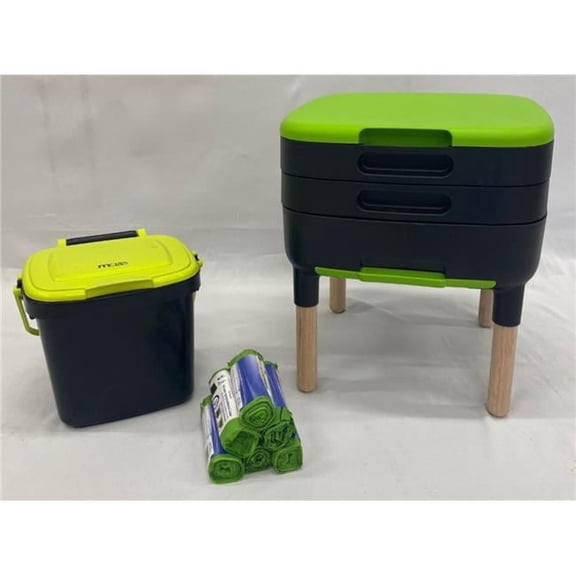 MAZE   RSI-MC-WORM-WLC   RSI MAZE Worm Farm with Wood Legs, Caddie (6 bag rolls)