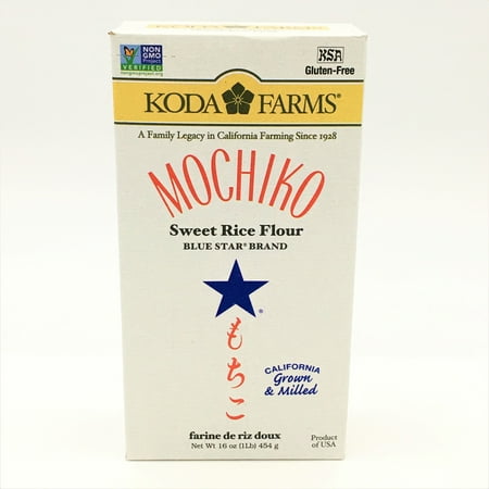 Koda Farms Mochiko Sweet Rice Flour Blue Star Brand 16oz/ 454g