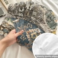 thumbnail image 4 of Queen Size Fitted Sheet Set - Vintage Boho 3 Piece Bedding Sets 16" Deep Pocket Fitted Sheet with 2 Pillowcases, Chic Farmhouse Neutral Morocco Geometric Brushed Microfiber Hotel Luxury Bed Sheets, 4 of 9