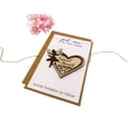 thumbnail image 4 of 25 Save the Date Wooden Magnet Custom Engraved Wooden Magnet Rustic Wedding Announcements Idea, 4 of 5