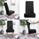 thumbnail image 2 of Funda elástica extraíble para sil de comedor, funda protectora de asiento con respaldo alto, funda protectora para , cocina, , ca Negro perfecl Funda elástica para el asiento del comedor, 2 of 8