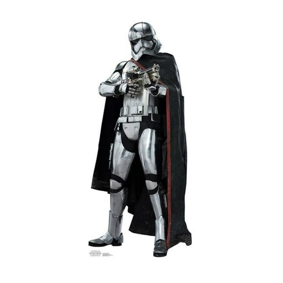 74 x 33 in. Captain Phasma Cardboard Cutout, Star Wars VII - The Force Awakens