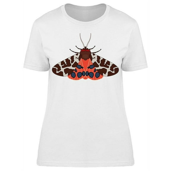 Beautiful Garden Tiger Moth T-Shirt Women -Image by Shutterstock, Female Small