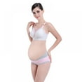 thumbnail image 4 of Xmarks Women's Under The Bump Maternity Panties Pregnancy Postpartum Maternity Underwear 99-198LBS, 4 of 11