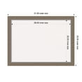 thumbnail image 7 of Amanti Art White Cork Board Framed Eva Brown Narrow Bulletin Board 31 in. x 23 in., 7 of 7