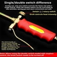 thumbnail image 6 of HIBIBUD Propane Weed Torch Burner Kit,High Output Weed Torches for Outside with Hose for Garden,Snow Melting,Roofing(1.37In Spout,78In Tube), 6 of 9