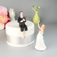 thumbnail image 4 of Romantic Wedding Cake Topper Decoration Bride and Groom Figure, 4 of 8