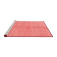 thumbnail image 2 of Ahgly Company Machine Washable Indoor Square Abstract Red Modern Area Rugs, 3' Square, 2 of 4