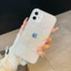 thumbnail image 2 of Funda de teléfono transparente con patrón de corazón de amor y láser degradado a la moda para iPhone 13 11 12 14 Pro Max X XS XR 7 8 Plus SE2 parachoques a prueba de golpes Tan Jianjun unisex, 2 of 2