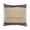 Beige And Ivory, variant on 4 x 20 x 20 in. Black Striped Zippered Jute Throw Pillow