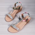 thumbnail image 4 of Summer Plus Size Casual Women's Elastic Beach Wedge Sandals Summer Sandals for Women Black 40, 4 of 8