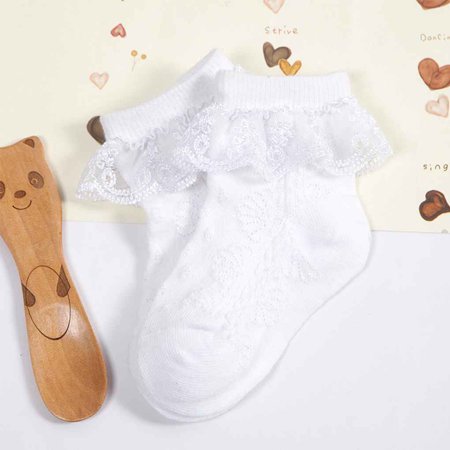 

20pcs Cute Baby Infant Lace Sock Girls Tiny Newborn Spanish Knitted Cotton Blend Ankle Socks