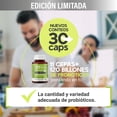 thumbnail image 5 of Probióticos 120 Billones 11 Cepas + Prebióticos | MEGABIOTIC | 30 Cápsulas | Mezcla Prebióticos, Probióticos, Inulina de Agave y Aloe Vera | 30 Porciones MEGABIOTIC Probióticos 120Billone, 5 of 5