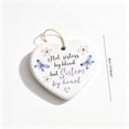 thumbnail image 3 of Heart Acrylic Ornament Keepsake Gift, Friendship Hanging Decor, Christmas Tree Birthday Thanksgiving Holiday Home Decor Pendant, Sentimental Gift For Best Friend, 3 of 7