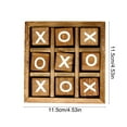 thumbnail image 4 of Classic Tic Tac Toe Game Wooden Board Game for Kids Family Travel Games Portable Educational Learning Toys Strategy Games for Children Party Games Indoor Activities, 4 of 6