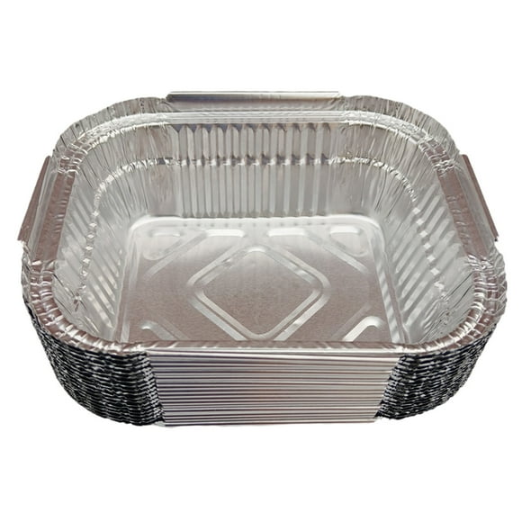 Sartenes De Aluminio Sartenes De Papel Desechables Sartenes De Papel De Aluminio Para Cocinar 20Pcs_410ml Sunnimix bandejas de aluminio para hornear