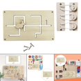 thumbnail image 1 of Tablero Sensorial, Piezas de Juguete, Material Didáctico, Material de Tablero Ocupado para Guardería Preescolar + Juegos de Mesa Ocupados, Habilidades , EstiloK CUTICAT Junta de niños ocupados, 1 of 8