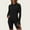 Black, variant on ZJXFGS Long Sleeve Athletic Shirts for Women Sunshirts for Women Women'S Autumn Running Tops Dry Fit Long Sleeve Shirts for Women Black L