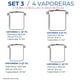 thumbnail image 4 of Mega Set de Vaporeras RD Royal Cook de Acero Inoxidable 42 pz, 4 of 5