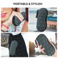 thumbnail image 6 of Cauagu Amanita Mushroom Pattern Unisex Glasses Case,Zipper Protective Fabric Sunglass Case with Clip Soft Case Horizontal Protective Pouch for Sunglasses Eyewear, 6 of 6