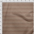 thumbnail image 4 of oneOone Viscose Jersey Rust Brown Fabric Asian Kilim Sewing Material Print Fabric By The Yard 60 Inch Wide, 4 of 5