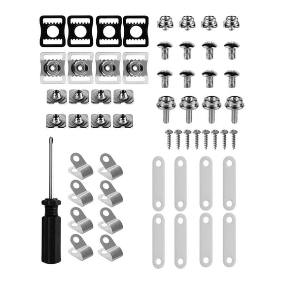 yotijay 57 Pieces Hockey Helmet Repair Kit Football Helmet Hardware Kit for Softball