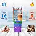 thumbnail image 4 of Rainbow Gradient Heart 40 Oz Tumbler with Handle Lid and Straw, Stainless Steel Double Walled Vacuum Insulated Cup, Cute Anniversary Wedding Birthday Gifts Tumbler for Women Men Friends Outdoor Indoor, 4 of 7