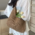 thumbnail image 5 of CAIXIA Women Handwoven Summer Beach Crossbody Purse Lightweight Casual Shoulder Clutch Handbag, 5 of 6
