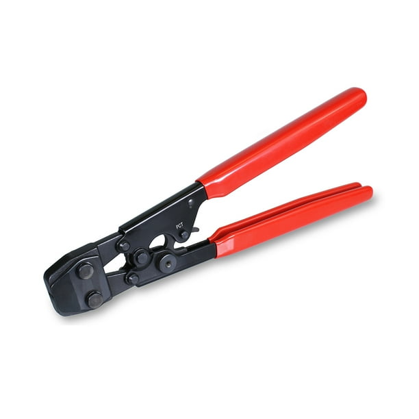 PEX Crimp Tool with Lock Hook Compatible with all Oetiker Cinch Clamps