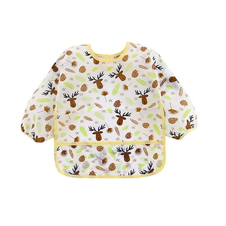 

Binmer Newborn Toddler Baby Fashion Cute Cartoon Pattern Water Proof Smock Bib Saliva Towel