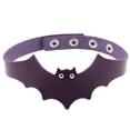 thumbnail image 1 of Pu Leather Bat Wing Collar, Collar Strap Clavicle Necklace-26, 1 of 5