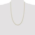 thumbnail image 4 of Primal Gold 14 Karat Yellow Gold 1.85mm Diamond-cut Quadruple Rope Chain Necklace, 4 of 4