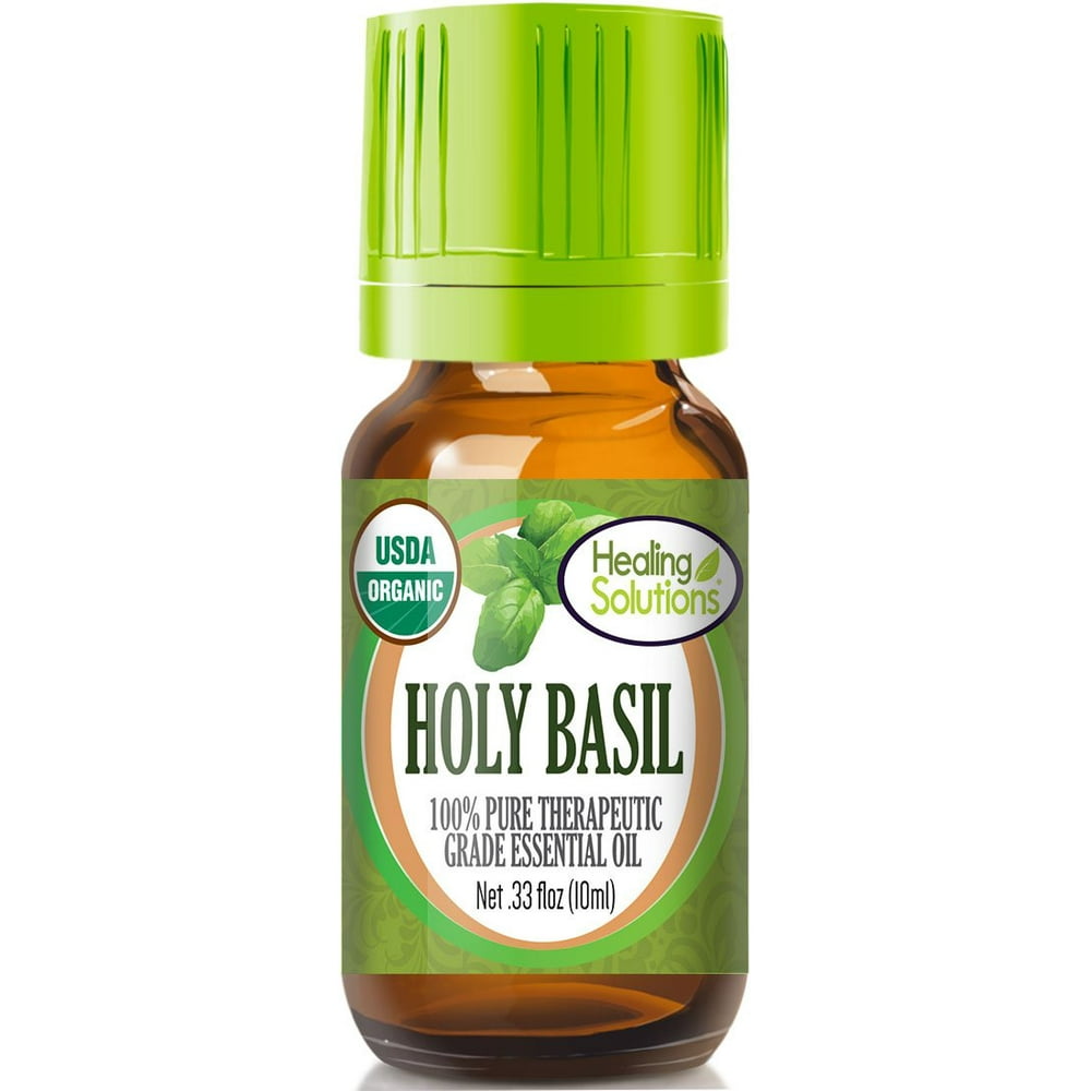 Organic Holy Basil Essential Oil (100 Pure USDA Certified Organic