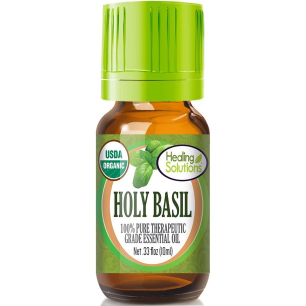 Organic Holy Basil Essential Oil (100 Pure USDA Certified Organic