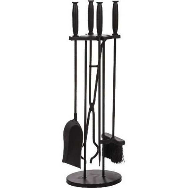 Dagan 1632 Ensemble d'Outils de Cheminée, Noir - 5 Pcs