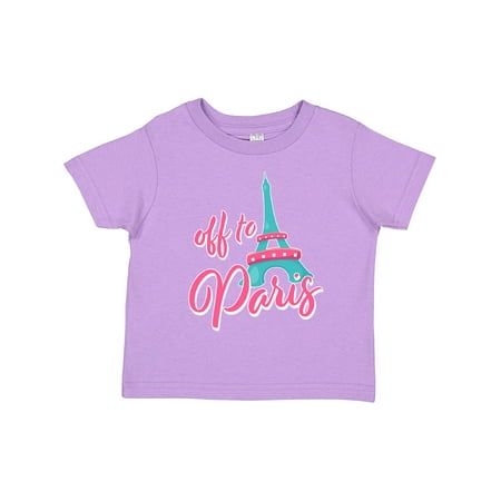 

Inktastic Off to Paris- vacation Boys or Girls Toddler T-Shirt