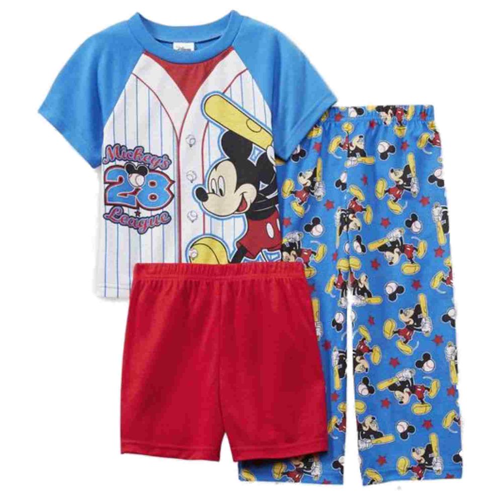 Disney Disney Junior Toddler Boys 3 Piece Mickey's League Baseball